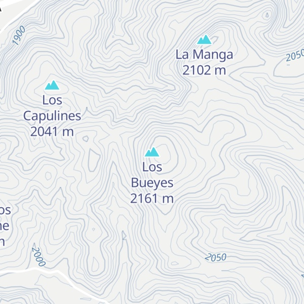 Map of Los Bueyes