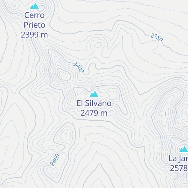 Map of El Silvano