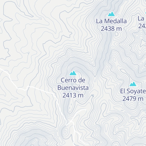 Map of Cerro de Buenavista