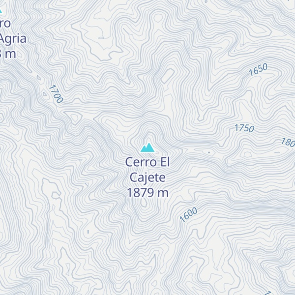 Map of Cerro El Cajete