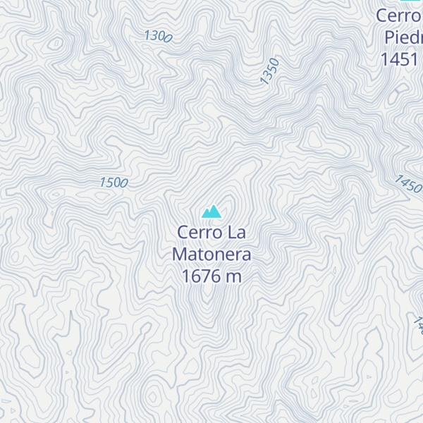 Map of Cerro La Matonera