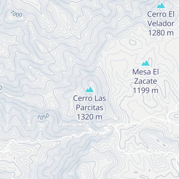 Map of Cerro Las Parcitas