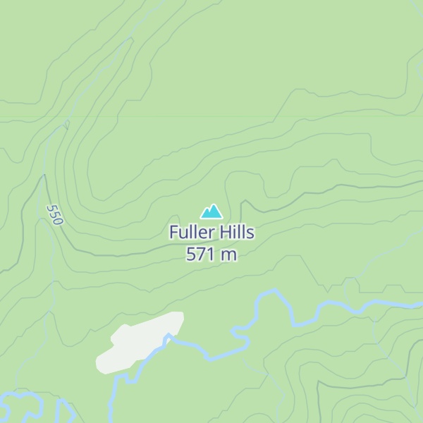 Map of Fuller Hills