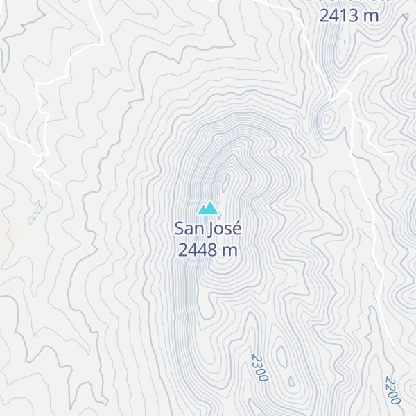 Map of San José
