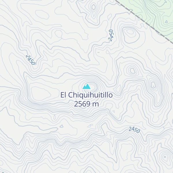 Map of El Chiquihuitillo