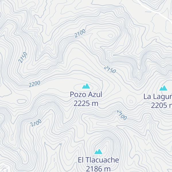 Map of Pozo Azul