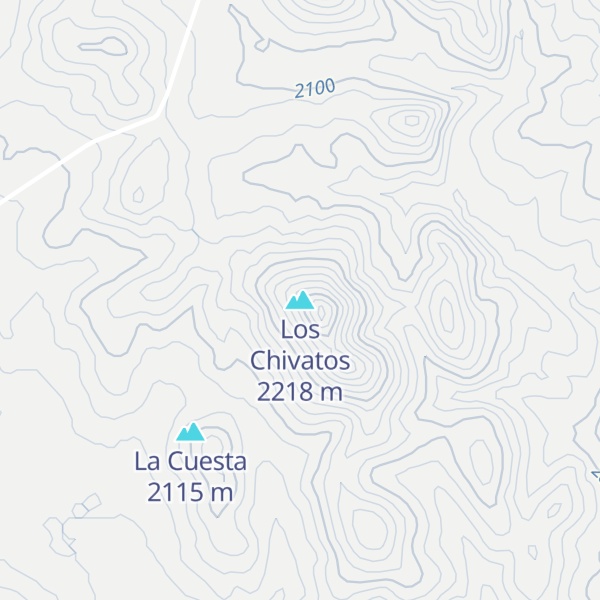 Map of Los Chivatos