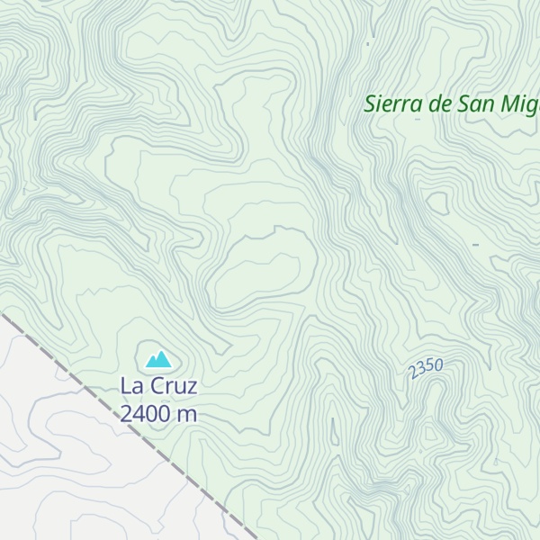 Map of El Jabalí