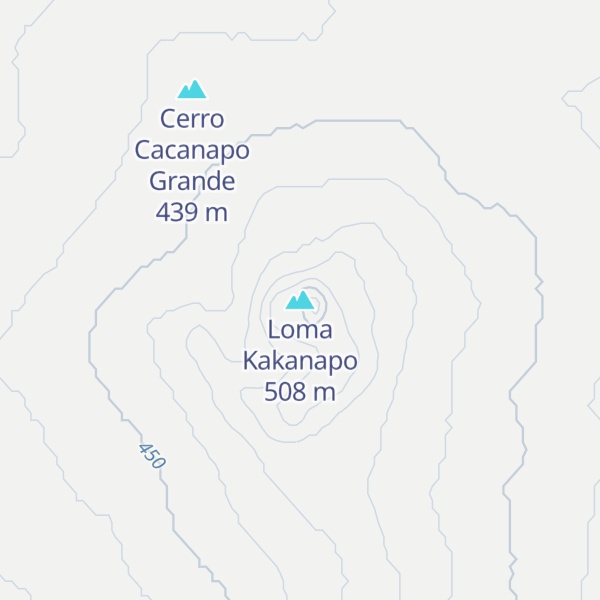 Map of Loma Kakanapo