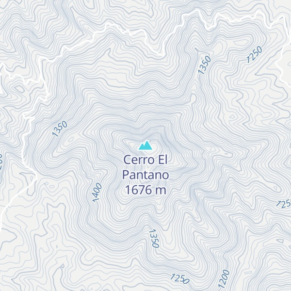 Map of Cerro El Pantano