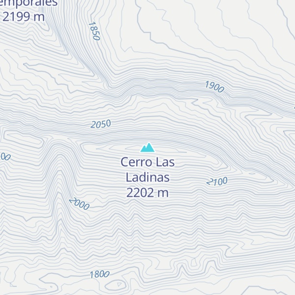 Map of Cerro Las Ladinas