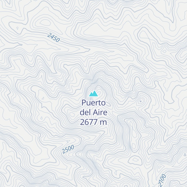 Map of Puerto del Aire