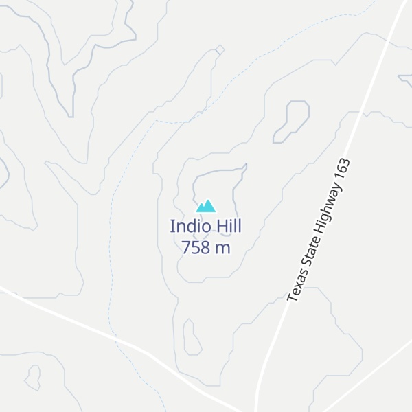 Map of Indio Hill
