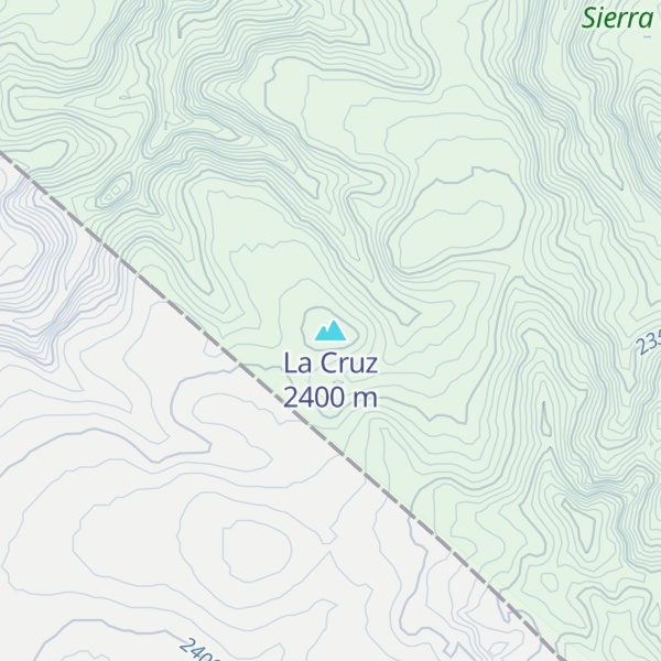 Map of La Cruz
