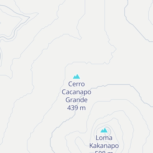 Map of Cerro Cacanapo Grande