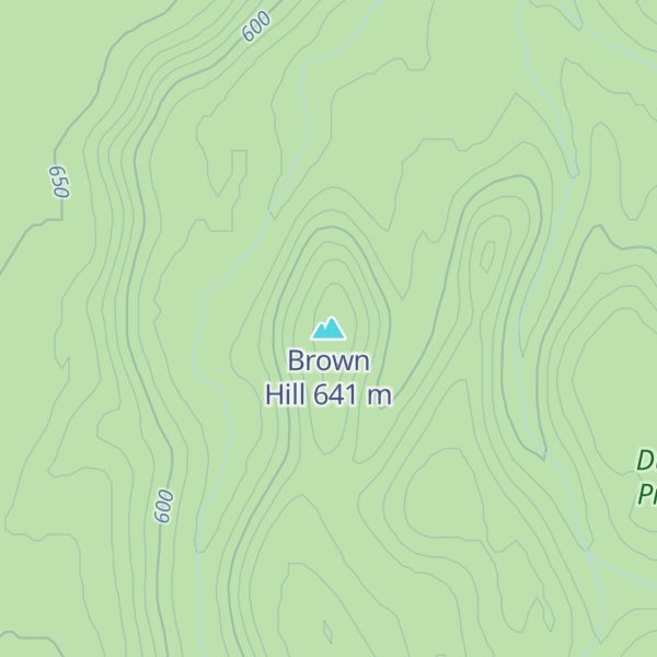 Map of Brown Hill