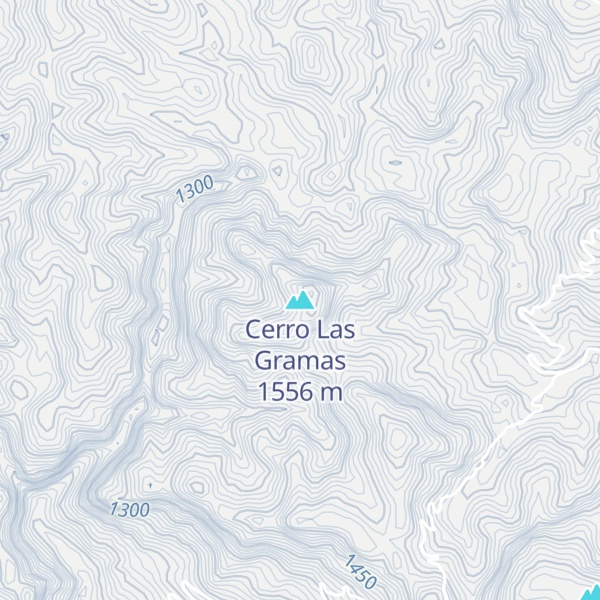 Map of Cerro Las Gramas