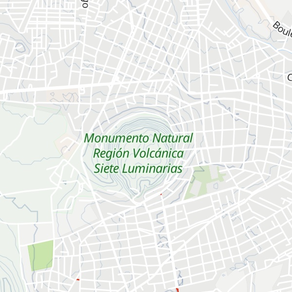 Map of Crater La Alberca