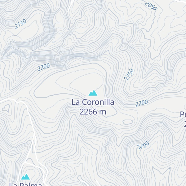 Map of La Coronilla