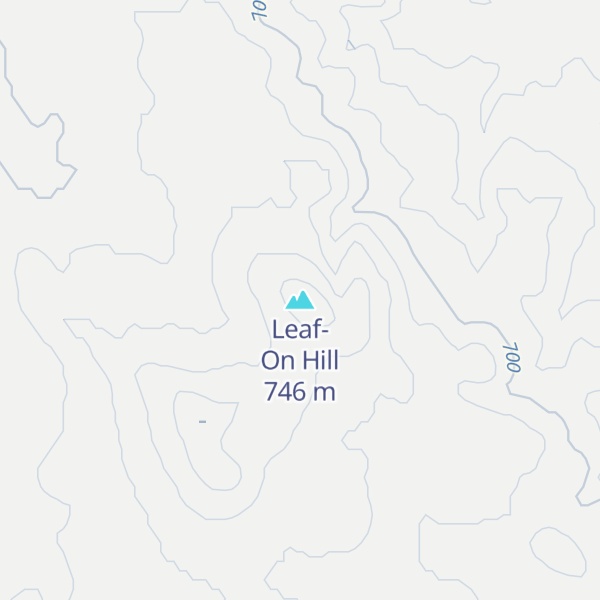 Map of Leaf-On Hill