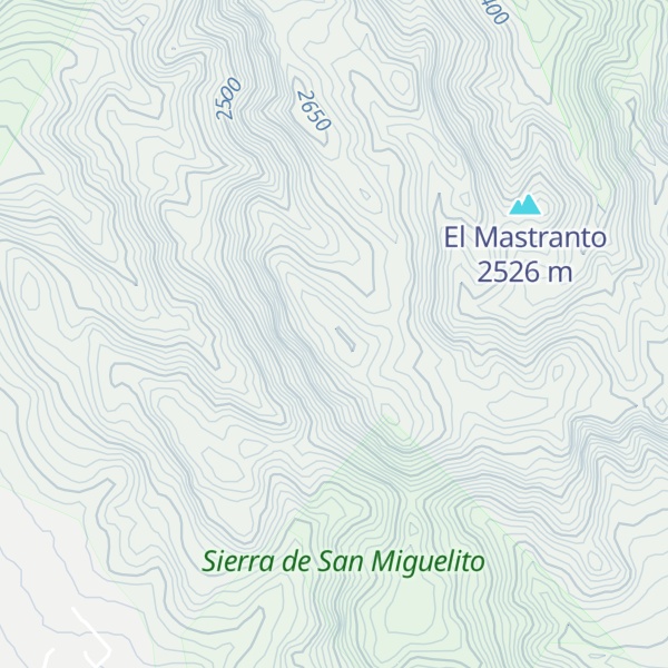 Map of Don Pedro