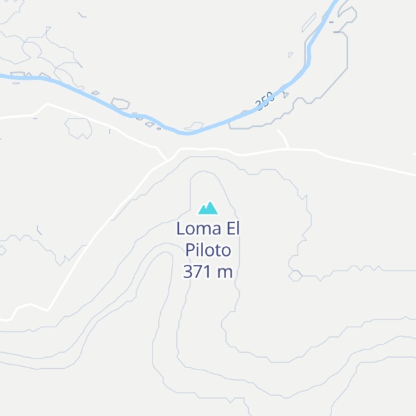 Map of Loma El Piloto