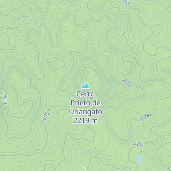 Map of Cerro Prieto de Uriangato
