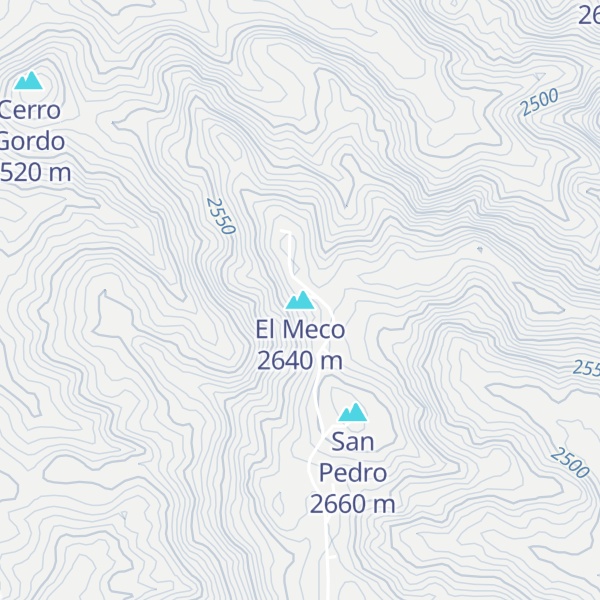 Map of El Meco