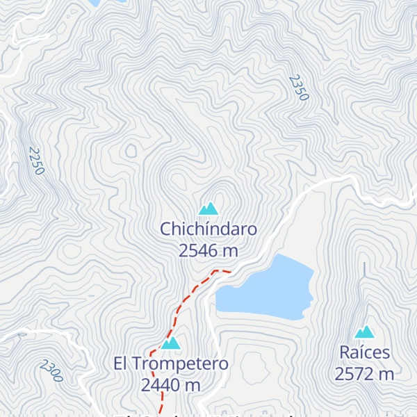 Map of Chichíndaro
