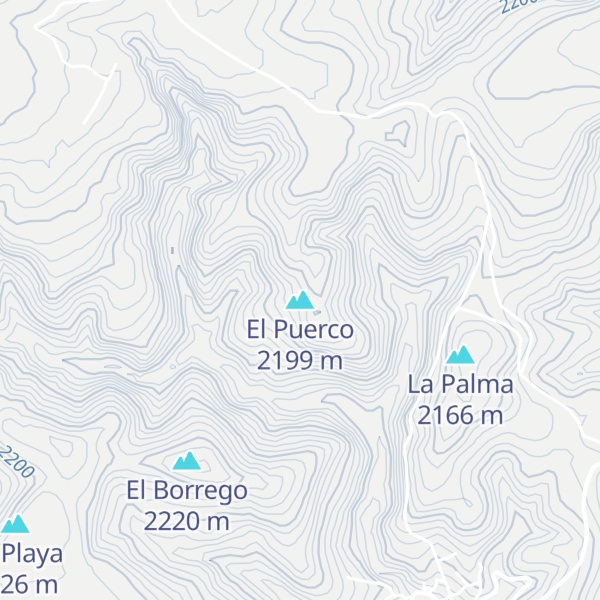 Map of El Puerco
