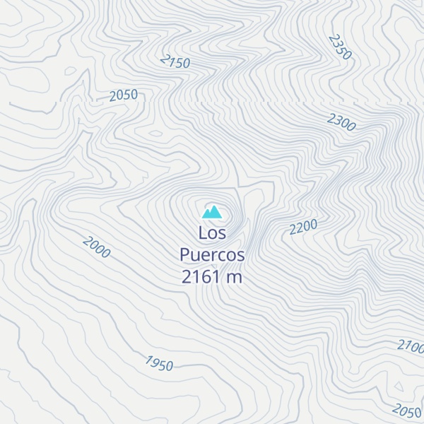 Map of Los Puercos