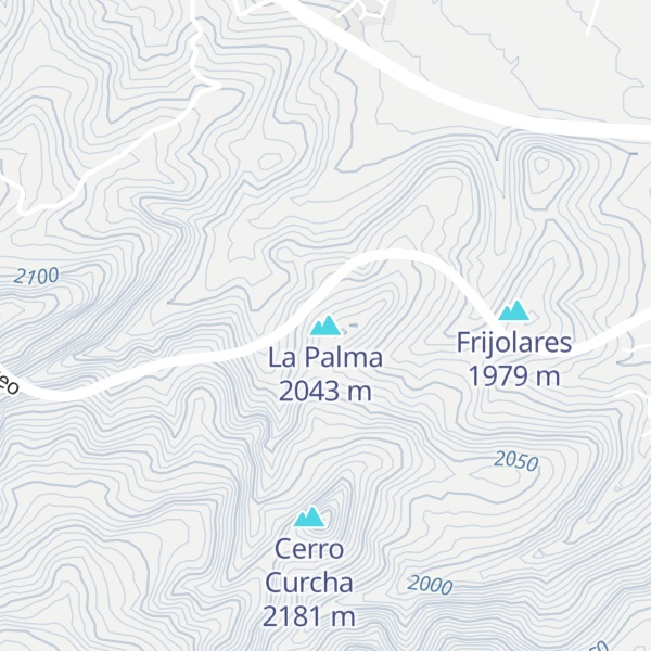 Map of La Palma