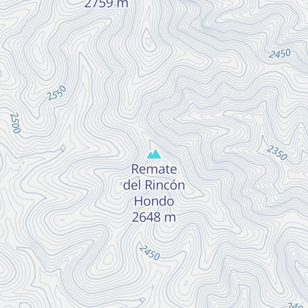 Map of Remate del Rincón Hondo