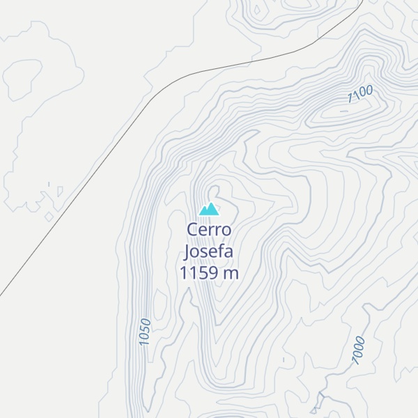 Map of Cerro Josefa