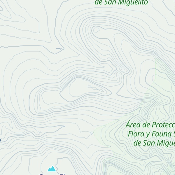 Map of Mesa El Cajón