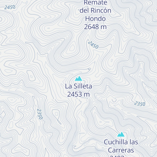 Map of La Silleta
