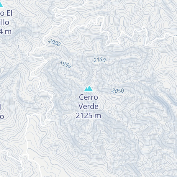 Map of Cerro Verde