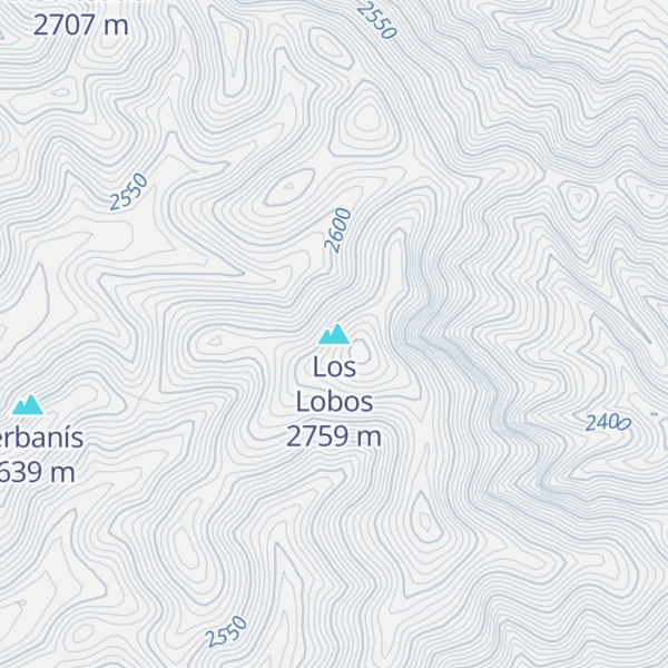 Map of Los Lobos