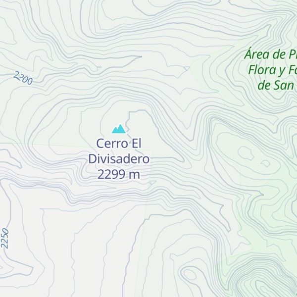 Map of Mesa El Pino
