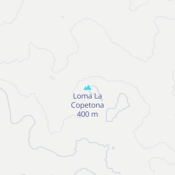 Map of Loma La Copetona