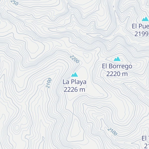 Map of La Playa