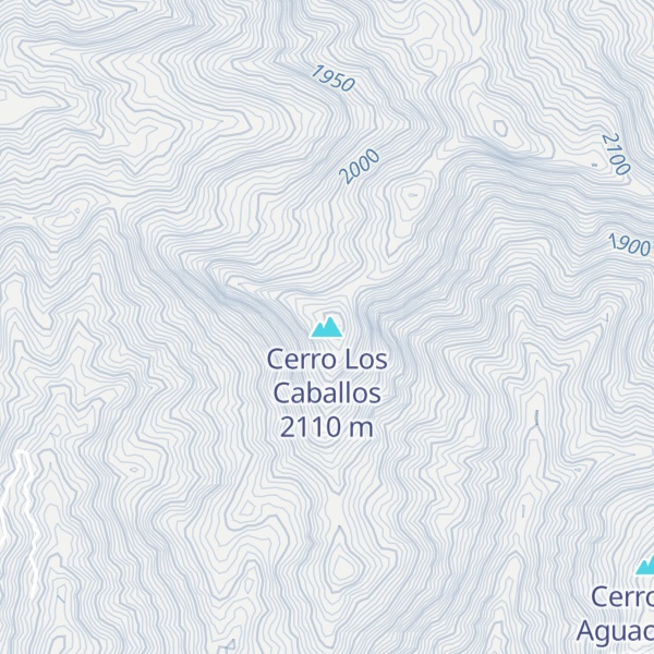 Map of Cerro Los Caballos