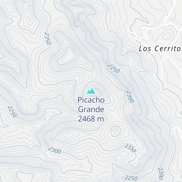Map of Picacho Grande