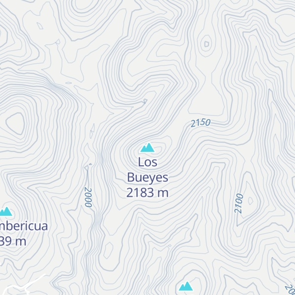 Map of Los Bueyes