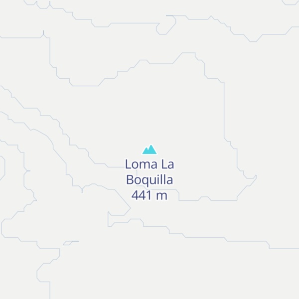 Map of Loma La Boquilla