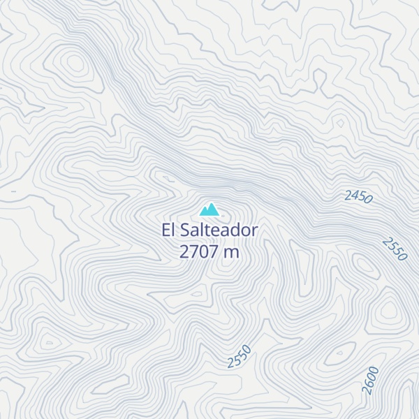 Map of El Salteador