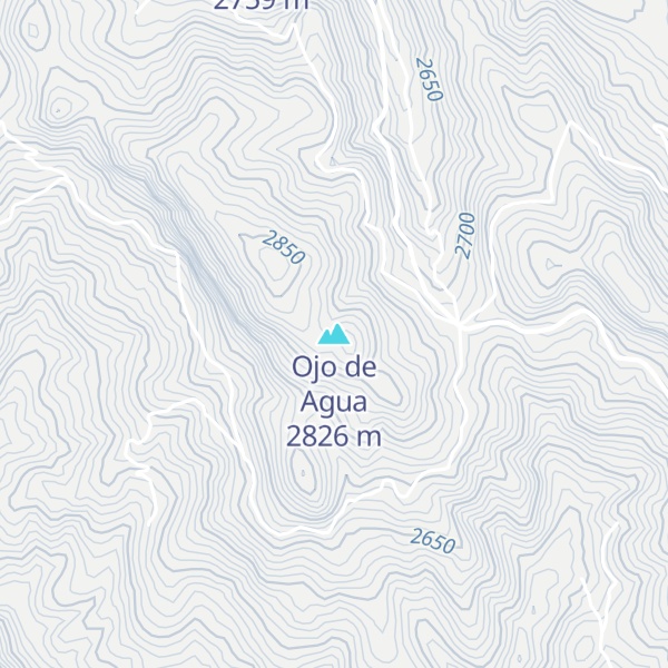 Map of Ojo de Agua