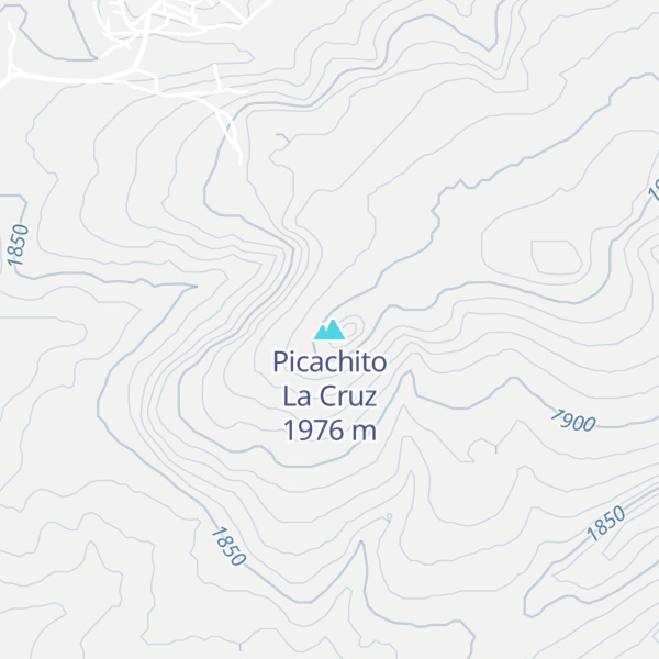 Map of Picachito La Cruz
