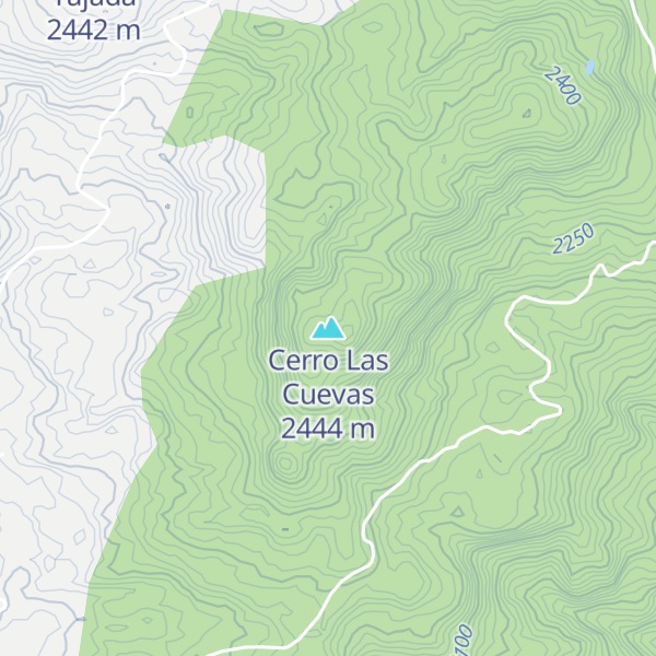 Map of Cerro Las Cuevas