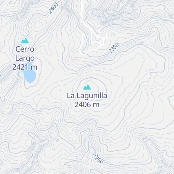 Map of La Lagunilla